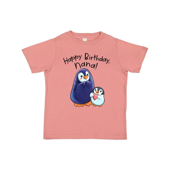 Inktastic Happy Birthday, Nana Cute Penguins Boys or Girls Toddler T-Shirt