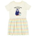 thumbnail image 1 of Inktastic Happy Birthday, Nana- Cute Penguins Girls Toddler Dress, 1 of 5