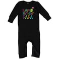 thumbnail image 1 of Inktastic Happy Birthday Papa Baby Romper Coveralls, 1 of 4