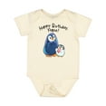 thumbnail image 1 of Inktastic Happy Birthday, Papa- Cute Penguins Boys or Girls Baby Bodysuit, 1 of 5