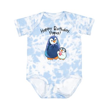 Personalised Percy The Penguin Baby Bodysuit