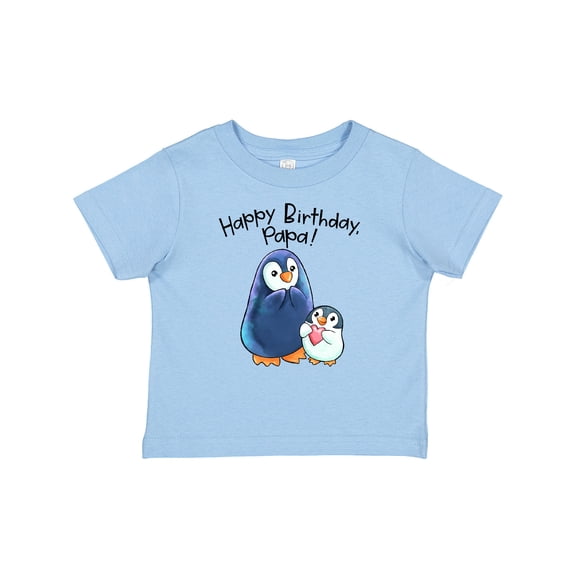 Inktastic Happy Birthday, Papa Cute Penguins Boys or Girls Baby T-Shirt