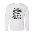 thumbnail image 1 of Inktastic Happy Birthday To The Sweetest Cousin In The World Long Sleeve Youth T-Shirt, 1 of 5