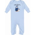 thumbnail image 1 of Inktastic Happy Birthday, Uncle Cute Penguins Baby Romper Coveralls, 1 of 4