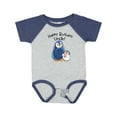 thumbnail image 1 of Inktastic Happy Birthday, Uncle Cute Penguins Boys or Girls Baby Bodysuit, 1 of 5