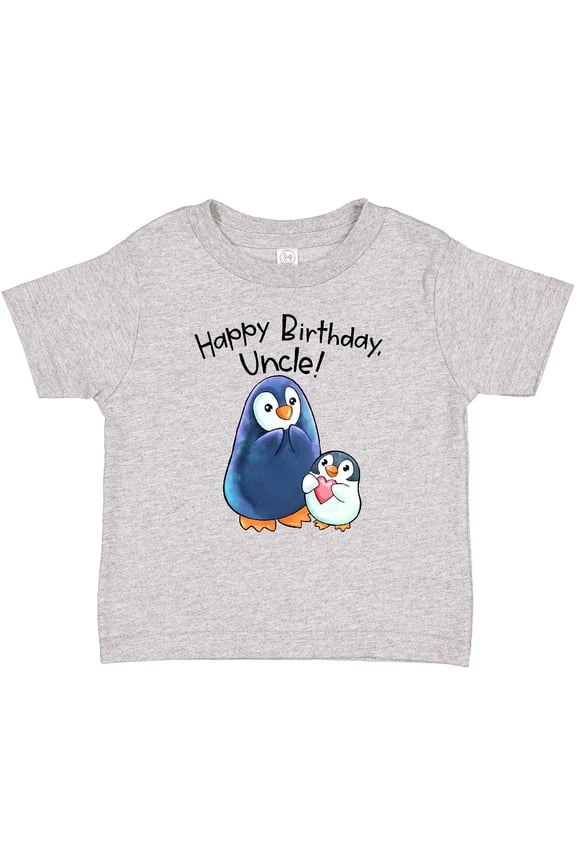 Happy Birthday, Uncle Cute Penguins Boys or Girls Baby T-Shirt