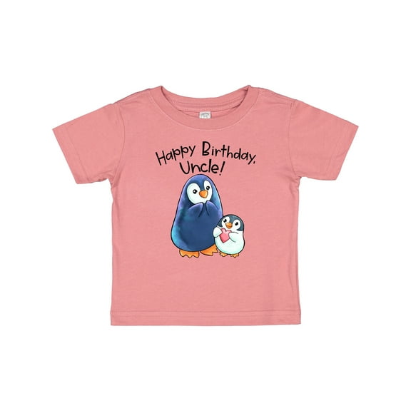 Inktastic Happy Birthday, Uncle Cute Penguins Boys or Girls Baby T-Shirt