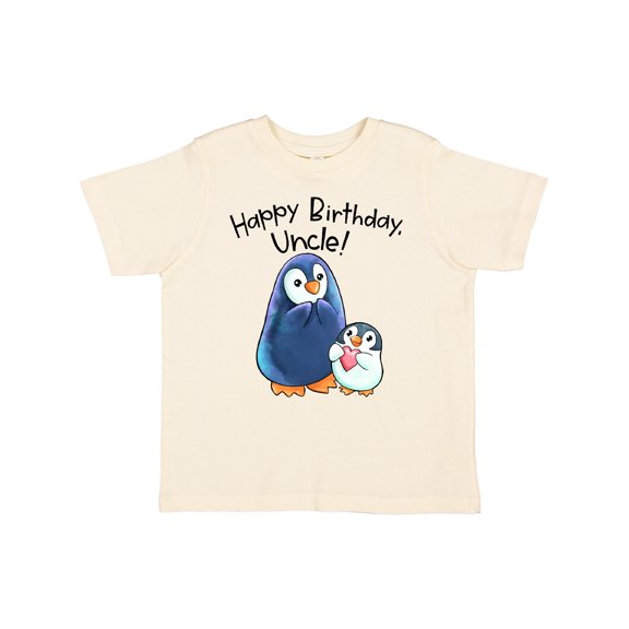 Inktastic Happy Birthday, Uncle- Cute Penguins Boys or Girls Toddler T-Shirt