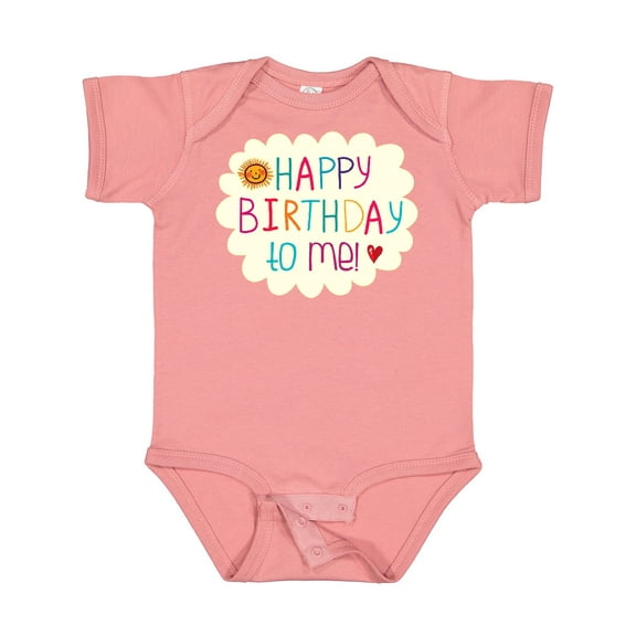 Inktastic Happy Birthday to Me Boys or Girls Baby Bodysuit