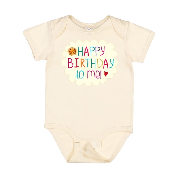 Inktastic Happy Birthday to Me Boys or Girls Baby Bodysuit