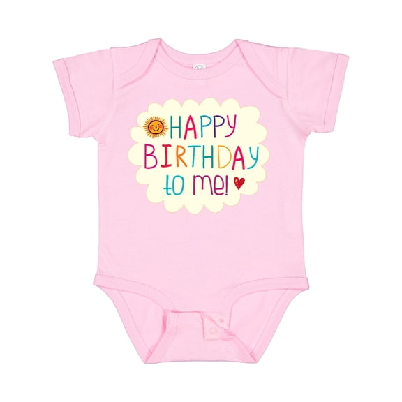 Inktastic Happy Birthday to Me Boys or Girls Baby Bodysuit