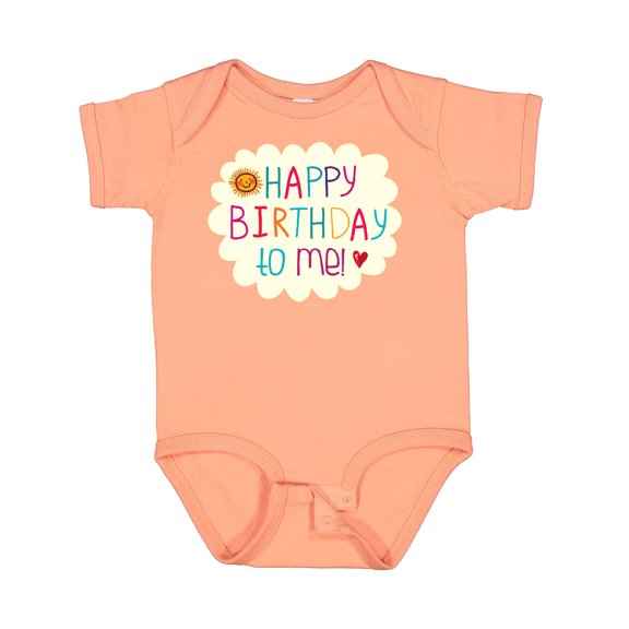 Inktastic Happy Birthday to Me Boys or Girls Baby Bodysuit