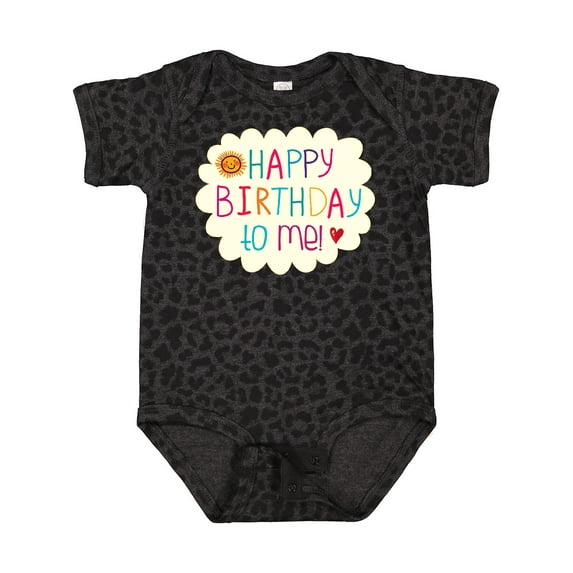 Inktastic Happy Birthday to Me Boys or Girls Baby Bodysuit