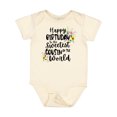 thumbnail image 1 of Inktastic Happy Birthday to the Sweetest Cousin in the World Girls Baby Bodysuit, 1 of 5
