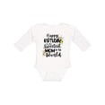 thumbnail image 1 of Inktastic Happy Birthday to the Sweetest Mom in the World Girls Long Sleeve Baby Bodysuit, 1 of 5