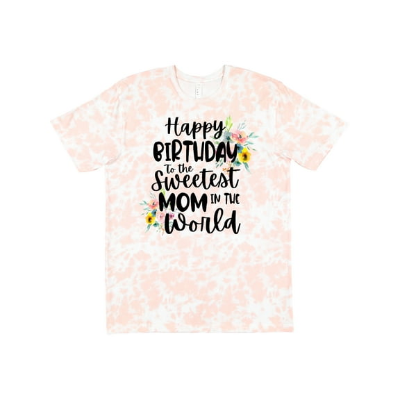 Inktastic Happy Birthday to the Sweetest Mom in the World T-Shirt