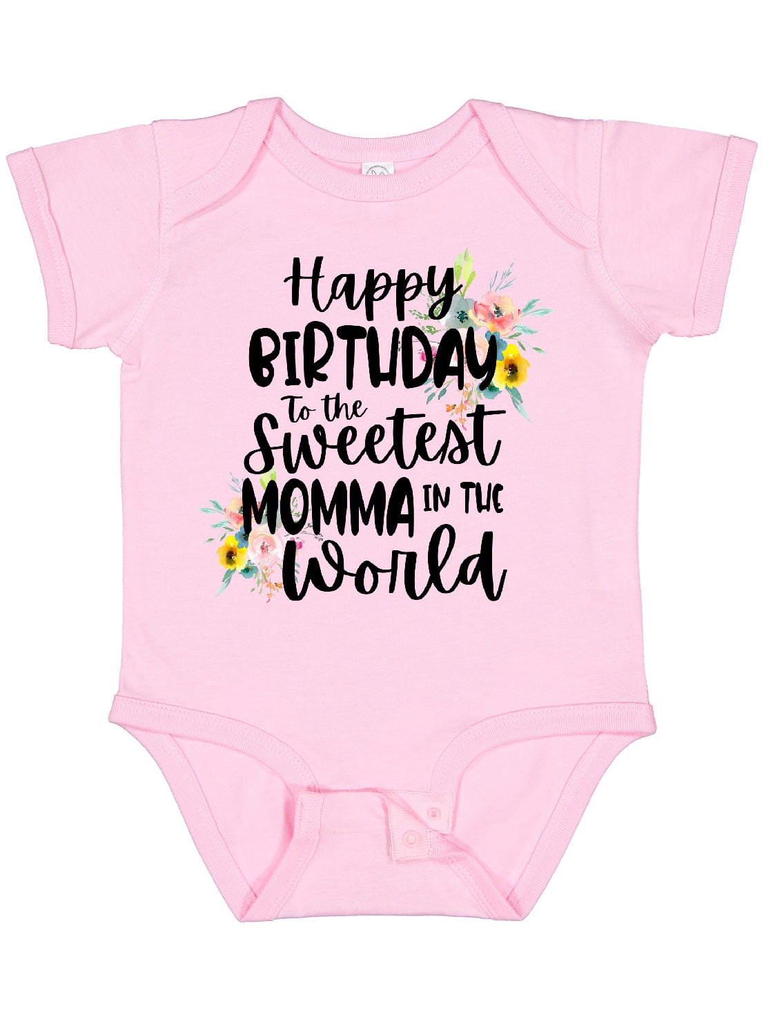 Inktastic Happy Birthday to the Sweetest Momma in the World Girls Baby  Bodysuit - Walmart.com