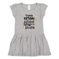 thumbnail image 1 of Inktastic Happy Birthday to the Sweetest Sister in the World Girls Toddler Dress, 1 of 5