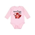 thumbnail image 1 of Inktastic Happy Canada Day Cute Red Beaver with Canadian Flag Boys or Girls Long Sleeve Baby Bodysuit, 1 of 5