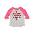 thumbnail image 1 of Inktastic Happy Canada Day- Maple Leaf Circle Boys or Girls Toddler T-Shirt, 1 of 5