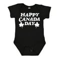 thumbnail image 1 of Inktastic Happy Canada Day with Distressed Maple Leaves Boys or Girls Baby Bodysuit, 1 of 5