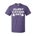 thumbnail image 1 of Inktastic Happy Canada Day with Distressed Maple Leaves T-Shirt, 1 of 5