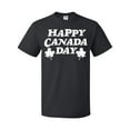 thumbnail image 1 of Inktastic Happy Canada Day with Distressed Maple Leaves T-Shirt, 1 of 5