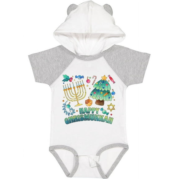 Inktastic Happy Chrismukkah Boys or Girls Baby Bodysuit