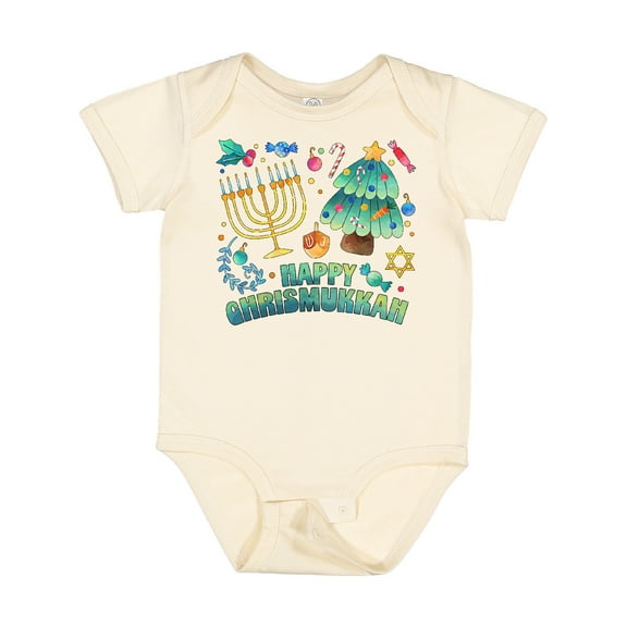 Inktastic Happy Chrismukkah Boys or Girls Baby Bodysuit