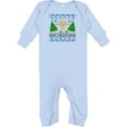 thumbnail image 1 of Inktastic Happy Chrismukkah Sweater Style with Menorah and Trees Baby Romper Coveralls, 1 of 4