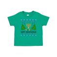 thumbnail image 1 of Inktastic Happy Chrismukkah Sweater Style with Menorah and Trees Boys or Girls Baby T-Shirt, 1 of 5