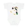 thumbnail image 1 of Inktastic Happy Christmas Penguin Boys or Girls Baby Bodysuit, 1 of 5
