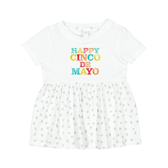 Inktastic Happy Cinco De Mayo Girls Baby Dress