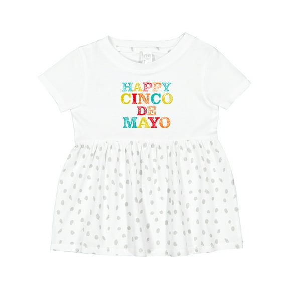 Inktastic Happy Cinco De Mayo Girls Baby Dress