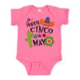 thumbnail image 1 of Inktastic Happy Cinco De Mayo- Sombrero, Cactus, Flowers Boys or Girls Baby Bodysuit, 1 of 5