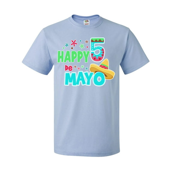 Inktastic Happy Cinco De Mayo- Sombrero T-Shirt