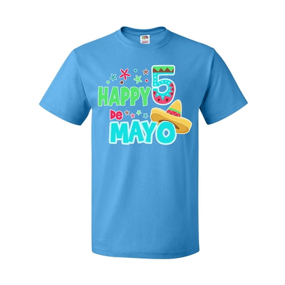 Inktastic Happy Cinco De Mayo- Sombrero T-Shirt