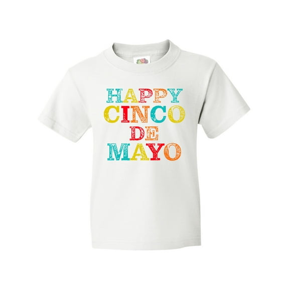 Inktastic Happy Cinco De Mayo Youth T-Shirt