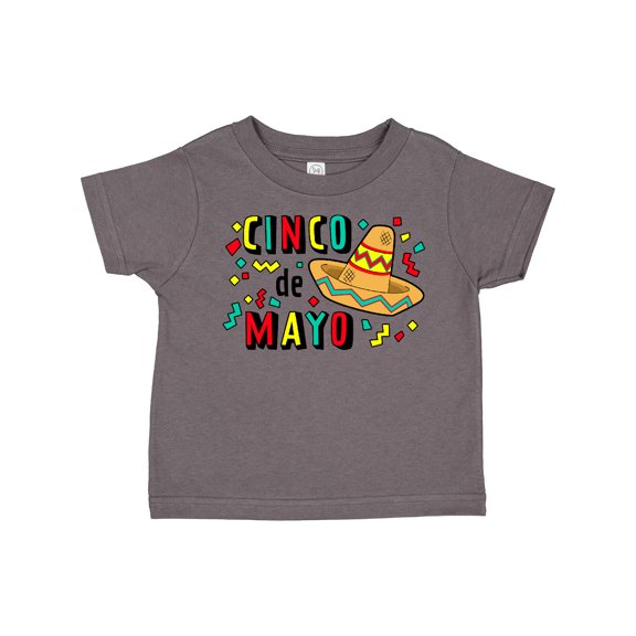 Inktastic Happy Cinco De Mayo-sombrero Boys or Girls Toddler T-Shirt