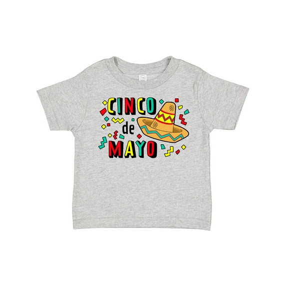 Inktastic Happy Cinco De Mayo-sombrero Boys or Girls Toddler T-Shirt