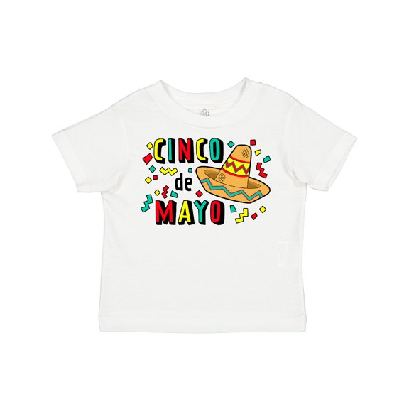 Inktastic Happy Cinco De Mayo-sombrero Boys or Girls Toddler T-Shirt