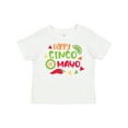 thumbnail image 1 of Inktastic Happy Cinco De Mayo with Lime and Red Pepper Boys or Girls Toddler T-Shirt, 1 of 5