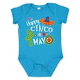 thumbnail image 1 of Inktastic Happy Cinco de Mayo- Sombrero, Cactus, Flowers Boys or Girls Baby Bodysuit, 1 of 5