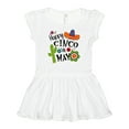 thumbnail image 1 of Inktastic Happy Cinco de Mayo- Sombrero, Cactus, Flowers Girls Baby Dress, 1 of 5