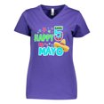 thumbnail image 1 of Inktastic Happy Cinco de Mayo- sombrero Women's V-Neck T-Shirt, 1 of 5