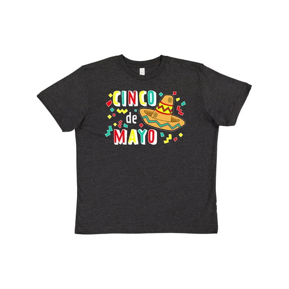 Inktastic Happy Cinco de Mayo-sombrero Youth T-Shirt
