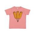 thumbnail image 1 of Inktastic Happy Corn Dogs with Mustard Boys or Girls Toddler T-Shirt, 1 of 5