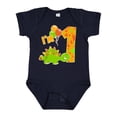 thumbnail image 1 of Inktastic Happy Dinosaur First Birthday-green Boys or Girls Baby Bodysuit, 1 of 5