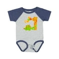 thumbnail image 1 of Inktastic Happy Dinosaur First Birthday-green Boys or Girls Baby Bodysuit, 1 of 5
