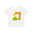 thumbnail image 1 of Inktastic Happy Dinosaur First Birthday-green Boys or Girls Baby T-Shirt, 1 of 5